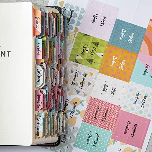 DiverseBee Laminated Bible Tabs (Large Print, Easy to Read