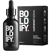 BOLDIFY Hair Growth Serum, Scalp Treatment for Thicker Hair for Women &amp; Men | 30 Natural Boosters + 4 Clinically Proven Peptides, Lightweight, Non-Greasy Scalp Treatment