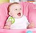 KUTE KEIKI Baby Teething Toys ★ 3 Multi-Colored Silicone Teether Toy Variety Pack ★ BPA FREE ★ Freezer & Dishwasher Safe ★ No Lead, Cadmium, or Heavy Metals ★ FREE BONUS: Teething Necklace Attachment