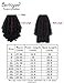 Burvogue Women's Gothic Steampunk Costume Vintage Multi Layered Chiffon Skirt  Black XX-Large/XXXX-Large