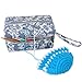 Luxja Small Yarn Storage Bag, Portable Knitting Bag for Yarn Skeins, Crochet Hooks, Knitting Needles (up to 8 Inches) and Other Small Accessories (Small, Flowers)