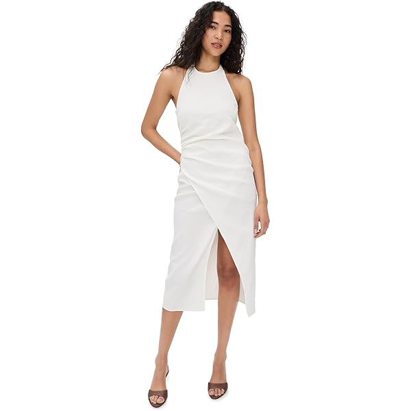 open lace back dress Rebecca Taylor Women's Lamé Pleated Dress at Amazon Women's Clothing store