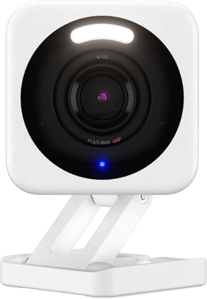 WYZE Cam v4 (Latest Model), 2.5K AI Security Camera, Indoor/Outdoor Cameras for Home Security, Baby Monitor & Pet Camera, Vib