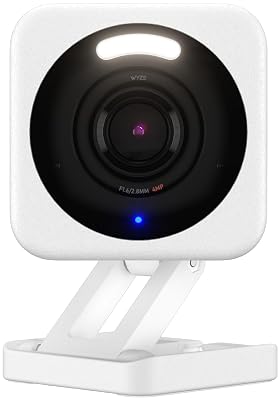 WYZE Cam v4 (Latest Model), 2.5K AI Security Camera, Indoor/Outdoor Cameras for Home Security, Baby Monitor & Pet Camera, Vibrant Color Night Vision, No Subscription Required, Free Expert Help
