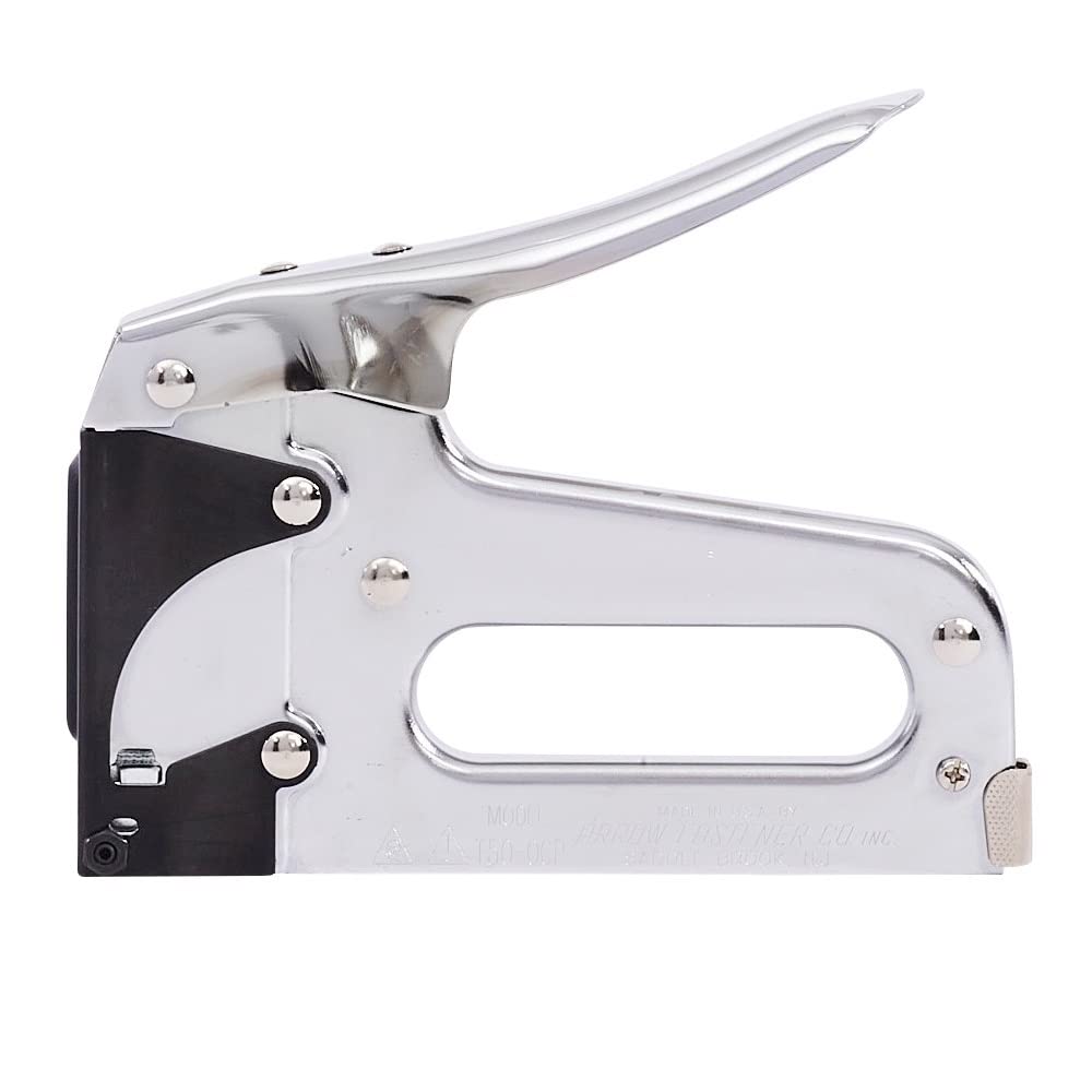 Arrow T50OC Heavy Duty Outward Clinch Staple Gun, Manual Stapler for Packaging and Boxes, Uses T50 Staples in 3/8-Inch, 1/2-Inch, and 9/16-Inch