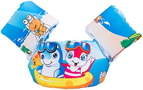 Summer Learn To Swim Floatation Vest For Kids 30-70lb （ 3-8 years old）