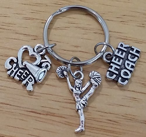 Cheer Coach keychain, Cheer keychain, Cheerleader keychain, Cheerleading keychain, Cheer key ring