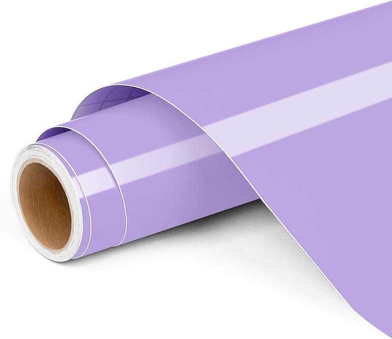 Lya Vinyl 12x4ft Light Purple Permanent Vinyl for Cricut & Silhouette Glossy