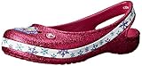 crocs Genna II Frozen Girls Slingback Flat (Toddler/Little Kid/Big Kid), Berry, 9 M US Toddler