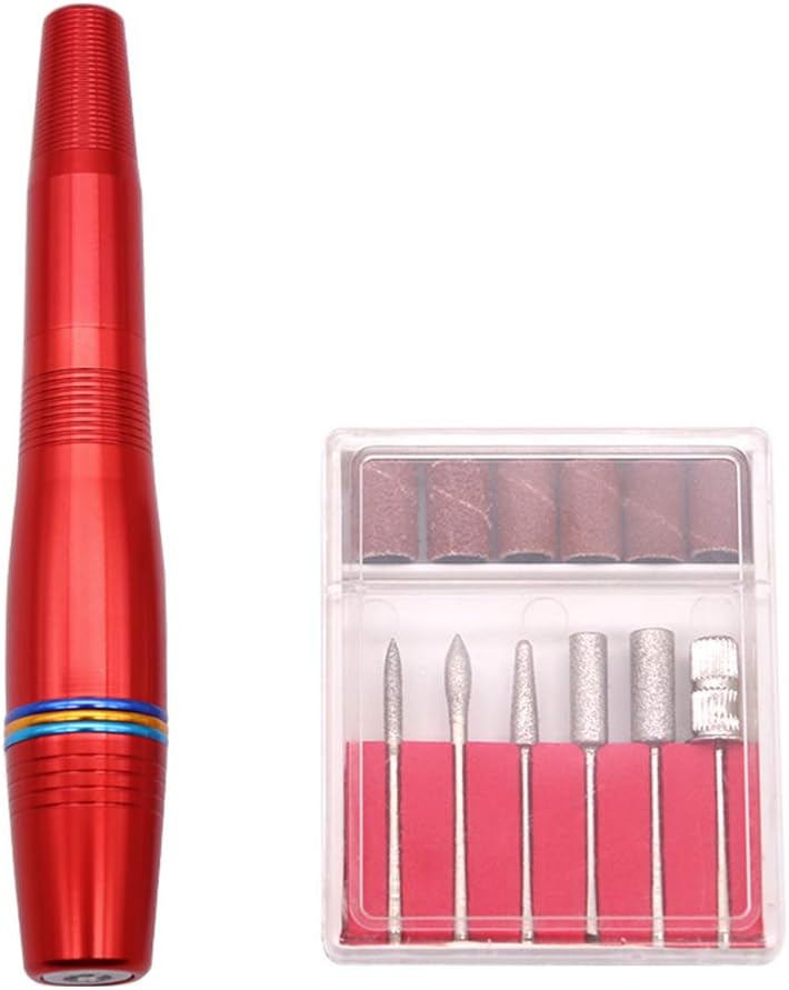 YOUKUKE Nail Art Drill Kit Professional Finger Toe Nail Care Electric Nails Repair Drill Treatments Machine Manicure Pedicure Buffer Bits for Polishing Milling
