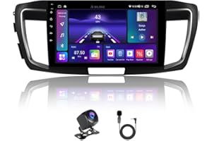 ASURE 10.1" Android 15 Car Stereo Radio for Accord 2013-2017 Base Version Sedan, 8-Core 4+64GB with Wireless CarPlay & Android Auto, DSP, 1280x800 Touchscreen, GPS Navigation, Multimedia Player