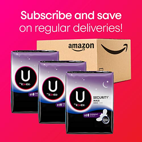 6 Kotex+Security+Overnight+Wings+Regular