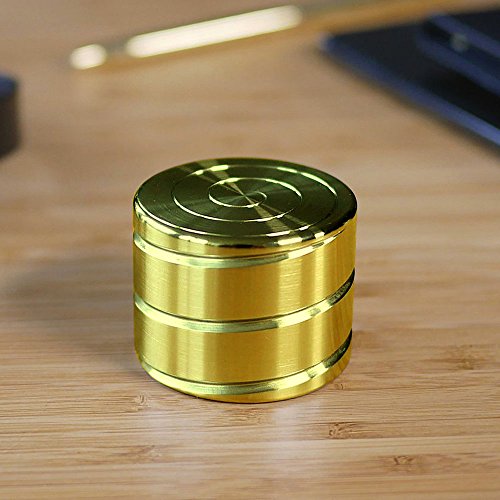 DODOMAGXANADU Vortecon Kinetic Spinning Desk Toy Anxiety Relief Fidget Toys with Mesmerizing Motion Creates a Mind-bending Optical illusion of Continuously Flowing Helix (Golden)