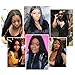 Syabeca 10A Brazilian Hair 3 Bundles Straight Hair 100% Unprocessed Brazilian Straight Human Hair Bundles Weave Hair Human Bundles Natural Black Color (16 18 20 Inch)