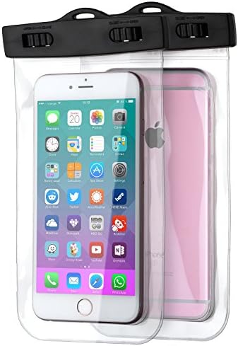 (2 PACK) Waterproof Case, Waterproof Dry Bag For iPhone 7 / 7 plus 6S / iPhone 6, iphone 6S plus, Iphone 5S,iPhone SE,Galaxy S7 Edge,Galaxy S7, Note5,BLU Advance 5.0, IPx6 Certified to 6.6 Feet
