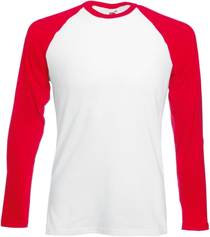 t shirt fruit of the loom manica lunga