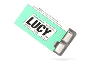LUCY™ Nicotine Gum 4mg, 100 Count, Mint - Health Canada Natural Health Product NPN 80108821 - NRT Stop Smoking Aid, Reduce Withdrawal Symptoms & Cravings