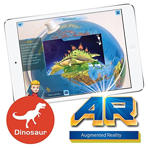 Oregon Scientific Starry Smart Globe Featuring Constellation Nightlight Augmented Reality World Geography Kids and Children's Learning Toy - Thumbnail 3