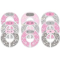 Mumsy Goose Baby Girl Clothes Dividers Nursery Closet Divider Closet Organizers