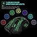 HAVIT HV-MS672 3200DPI Wired Mouse, 4 Adjustable DPI Levels, 800/1200/2400/3200DPI, 7 Circular & Breathing LED Light, 6 Buttons (Black)