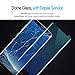 Galaxy S8 Screen Protector, [Dome Glass] Full Coverage 3D Curved Tempered Glass Shield [NO UV Light Included] Easy Install by Whitestone for Samsung Galaxy S8 (2017) - Replacement Only