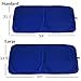 RELANSON Jumbo Sun Shade for Car Windshield Keeps Vehicle Cool-UV Ray Protector Sunshade(Standard/59