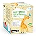 Dust Mask for Kids - 10 pack - Small Size Disposable Masks w/Exhalation Valve | Protection from dust, pollution, allergens, pet hair