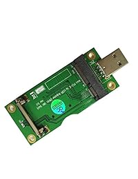 powerday adaptador Mini PCI E a USB con ranura para tarjeta SIM Módulo de WWAN LTE