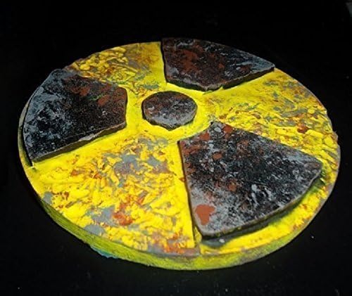 Wooden Radioactive Symbol measures: 6-3.4" radius . Made to Order (Allow 1- 4 weeks for production & delivery)
