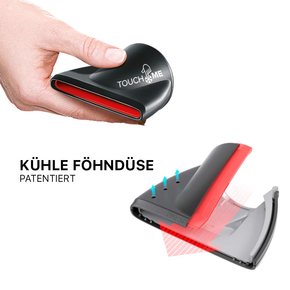 Valera, Swiss Silent Jet 8700, Professioneller Haartrockner, leicht & leise, leistungsstarker Motor, 3 Temperaturstufen, Ionen-Generator, verdrehsicheres Super-Flex-Kabel, 2400 W, Grau-Schwarz 4