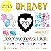 Baby Shower Games for Girl Dont Say Baby, Tummy Tape, Bingo Game Cards and Baby Shower Decorations for Girl, 10 Fun Games, 25 Pens, 100 Acrylic Pacifiers, Clothespins, Balloons