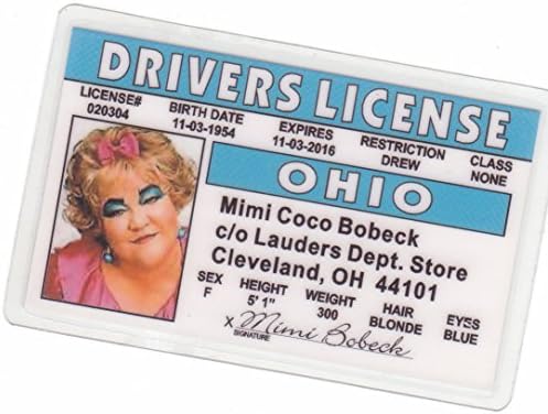 Signs4FunMimi Coco Bobeck of The Drew Carey Show Novelty Drivers License / Fake I.d. Identification for Cleveland Ohio OH Fans
