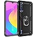Pegoo Xiaomi Mi 9 lite Case,Xiaomi Mi A3 lite Case,Hybrid Heavy Armor Silicone Protective Cover Case for Xiaomi Mi 9 lite/Mi CC9 / Mi A3 lite (Black)