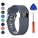 BeneStellar Newest for Fitbit Charge HR Band, Silicone Replacement Small Large Band Bracelet Strap for Fitbit Charge HR Wireless Activity Wristband