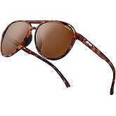 Jefoo Polarized Aviator Sunglasses for Women Men Retro Trendy Sports Sunglasses for Outdoor UV400 Protection