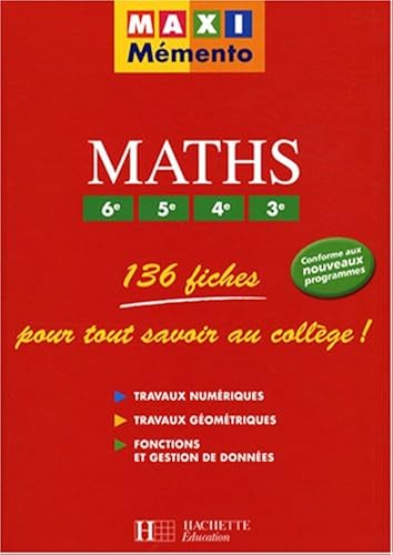 Download Maths 6e/5e/4e/3e PDF