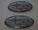 Front & Rear Glossy Badge Emblem For 2011-Up Compatible with Impreza Models (Aftermarket Product NOT OEM) (Black)