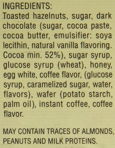 La Florentine Dark Chocolate Covered Caffe Soft Nougat