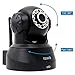TENVIS JPT3815W-HD Wireless Surveillance IP/Network Security Camera, Baby Monitor, Night Vision, Black