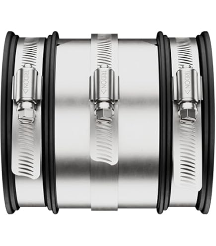 Amazon.com: Fernco 1056-150RC Shielded PVC Pipe Coupling for Cast