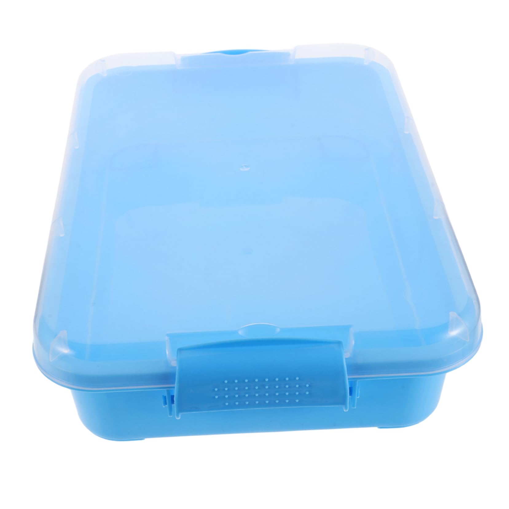 Beaupretty Sand Tray with Hinged Lid Safe and Storage Box for Creative Play for Home and Preschool Activities Encourages Motor Skills and Imagination Includes Sand Molds and Beach