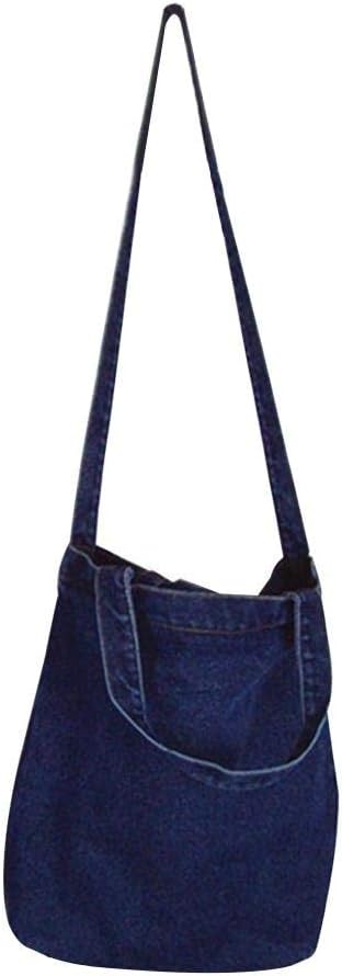 Women Handbags Messenger Canvas Bag Fashionable Denim Jean Art Shopping Mummy Shoulder Messenger Blues Crossbody Bag Totes bags