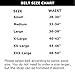 Betta 1.5 Inch Wide Men's Elastic Stretch Belt with Fully Adjustable High-Strength Buckle (Large, Black)
