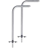 2 PCS HVAC Static Pressure Probes Compatible with Fieldpiece Manometer | Stainless Steel Probes, Magnetic Flange for Hands-Free, Compatible with Fieldpiece AMIN2 ADMN2 SDMN5