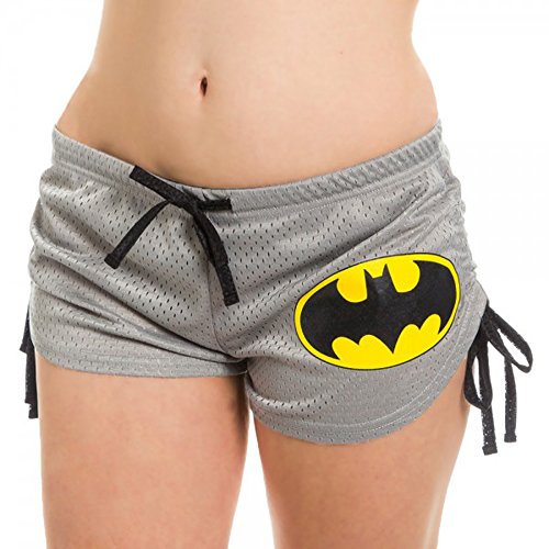 DC Comics Batman Mesh Womens Booty Shorts (X-Large)
