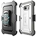 SUPCASE Unicorn Beetle Pro Series Case Designed for Galaxy S7, with Built-In Screen Protector Full-body Rugged Holster Case for Samsung Galaxy S7 (2016 Release) (White/Gray)