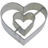 HEART IN HEART cookie cutter 3.5 in. B1023X