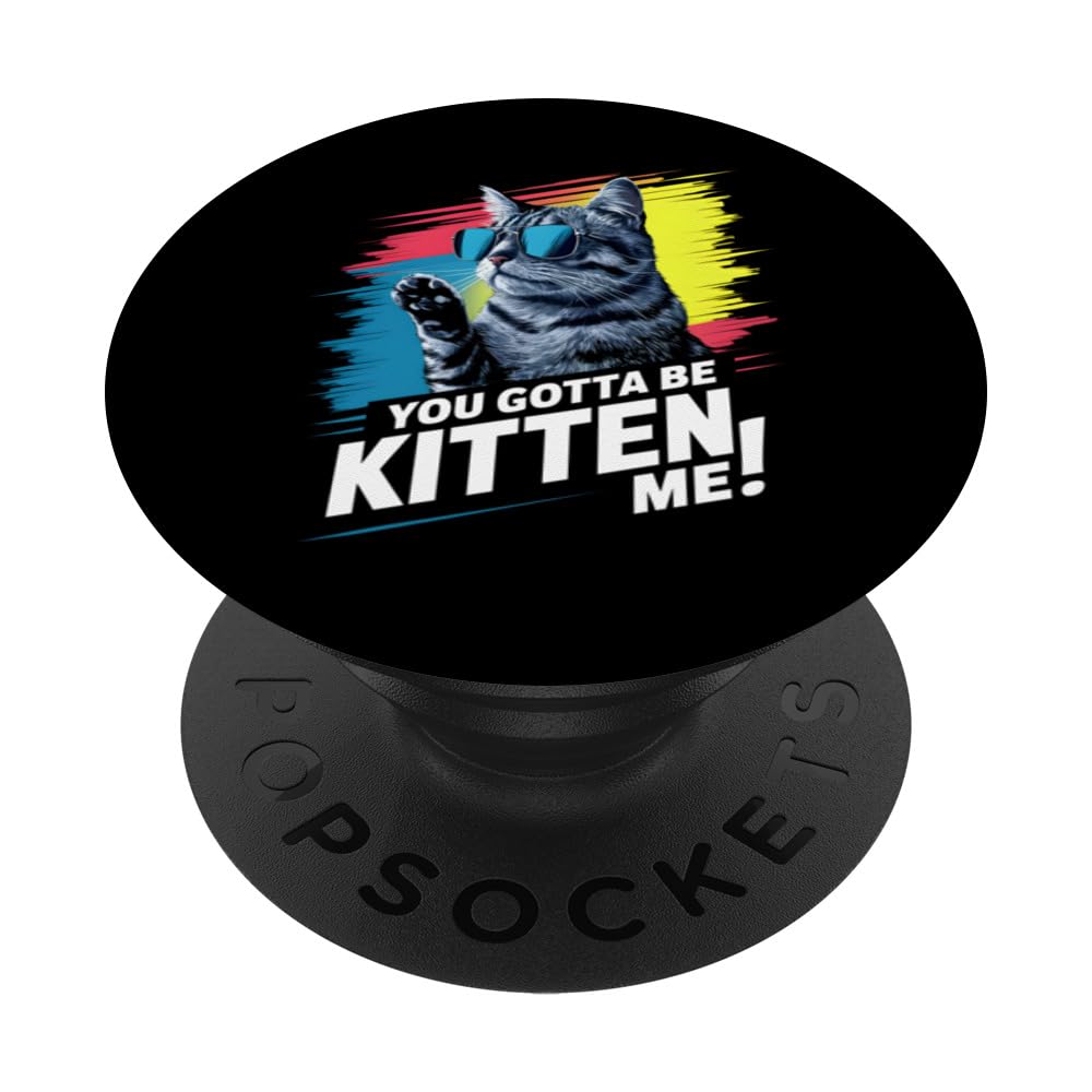 You Gotta Be Kitten Me! Cat Lover Cat Owner PopSockets Swappable PopGrip