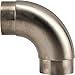 KegWorks Curved Elbow Fitting - Brushed Stainless Steel - For 2