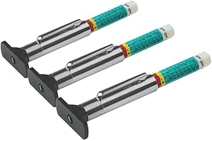 SWOOMEY 3pcs Portable Tire Tread Depth Gauge High Precision Stainless Steel Tire Wear Measurement Tool
